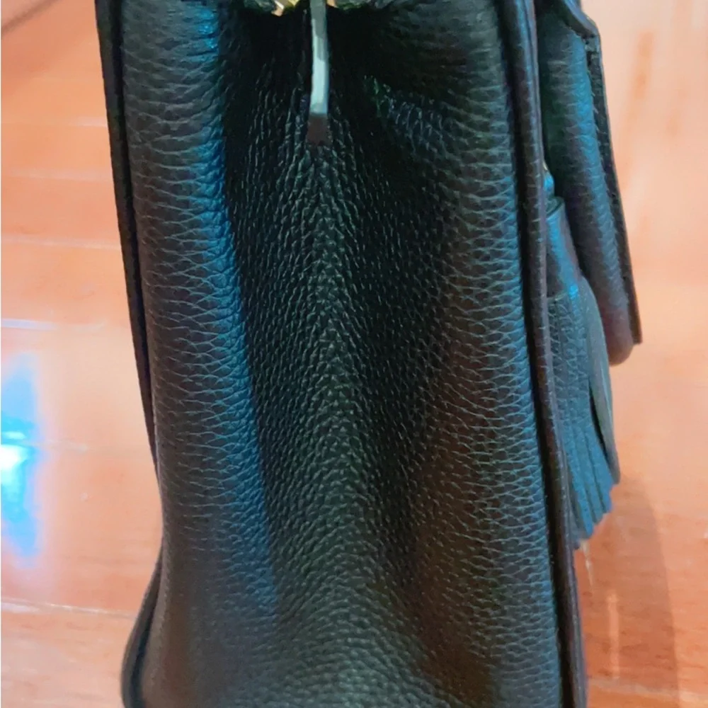 Kate Spade Black leather Bag with Tassel - Picture 5 of 9